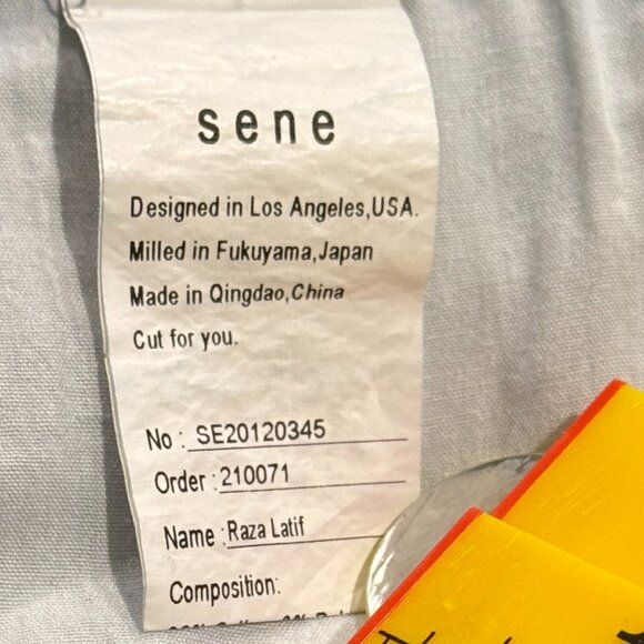 Sene Air Jeans Sur Blue Japanese Milled Denim Straight Custom MTO Bespoke Sz 38 - Picture 4 of 15